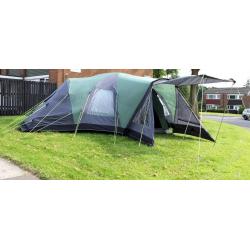 OUTWELL - Hartford XL 8 PERSON TENT, excellent condition, pitched recently for photos below.