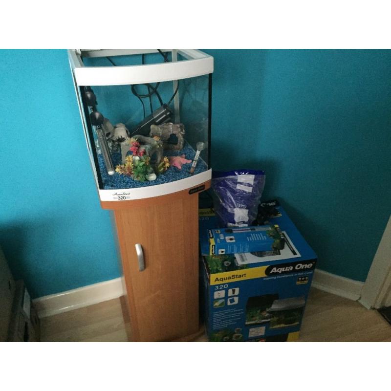 28ltr fish tank and stand
