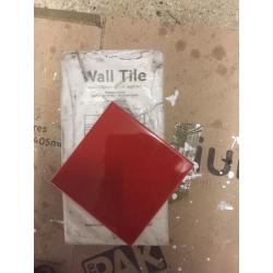 150x150mm red tiles