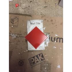 150x150mm red tiles