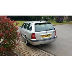 SKODA OCTAVIA RS ESTATE 2005. ONLY 76,500 MILES FROM NEW.