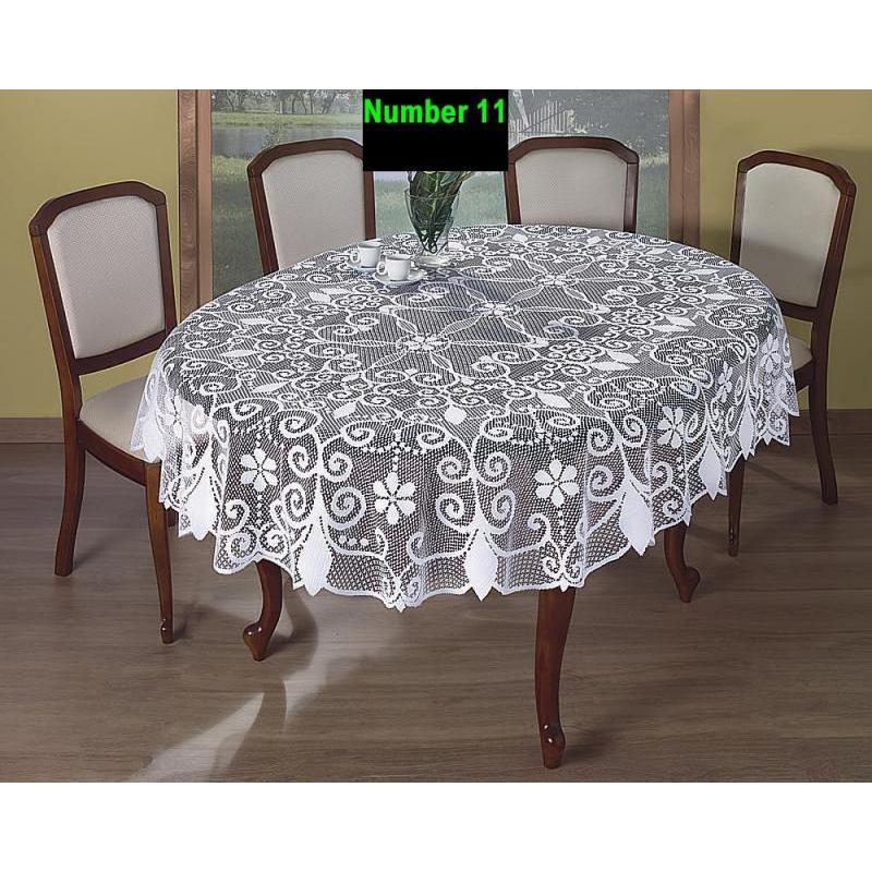 Jacquard tablecloth very effective in retro style 63" x 87 " (160 x 220cm)