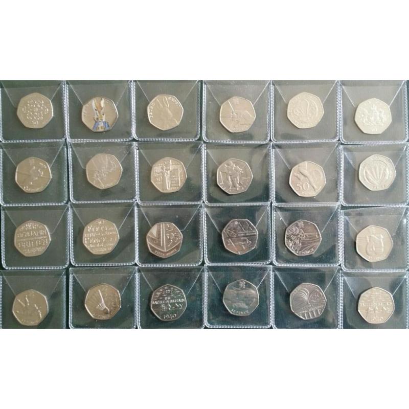 Rare 50p coins