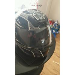 Motorbike helmet nitro racing