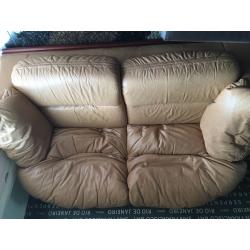 2 seater sofa and recliner chair