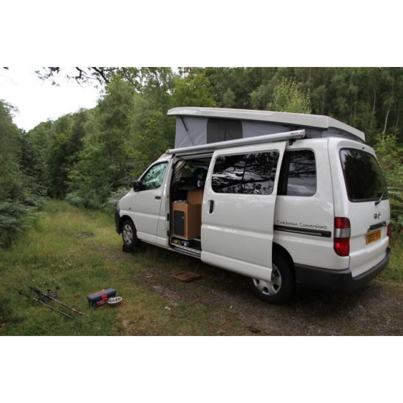 2010 Toyota Hiace CAMPERVAN, 4 BERTH, 34k Miles, ELEVATING ROOF, LEATHER Throughout, ROCK n ROLL bed