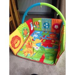 Mothercare Safari 2 in 1 baby gym play gym
