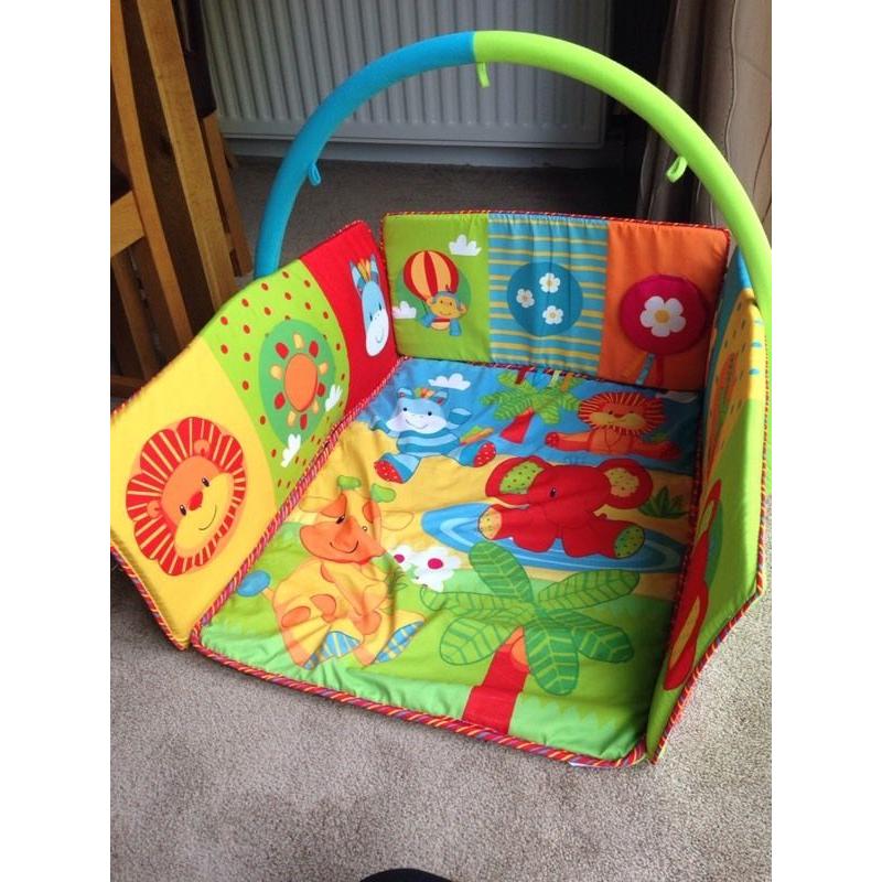 Mothercare Safari 2 in 1 baby gym play gym