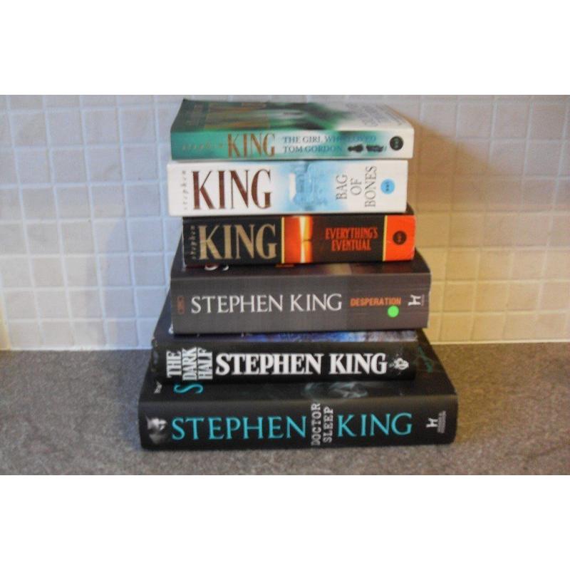 Stephen King Books x 6