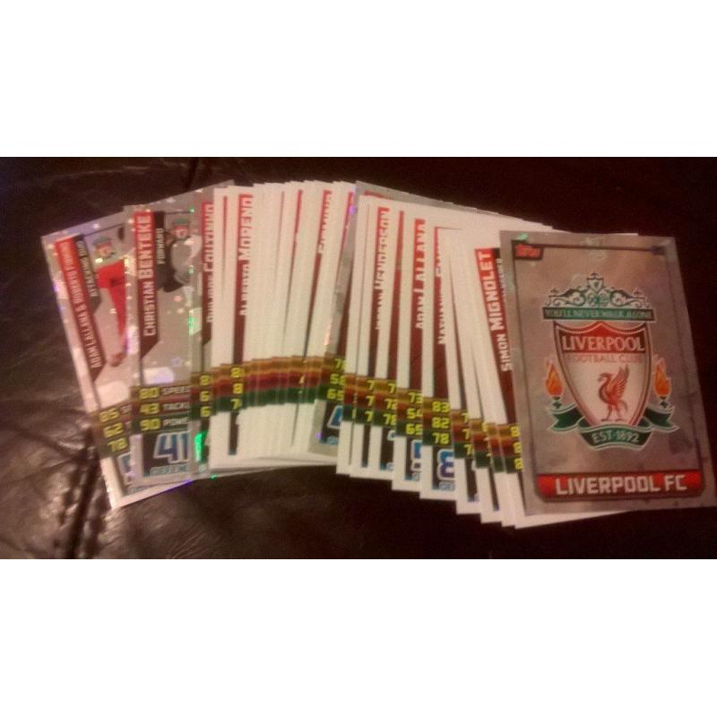 Liverpool FC Match Attax Cards 2015/2016