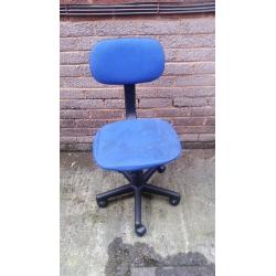 Kids blue swivel chair
