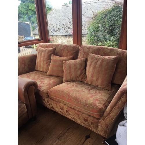 Lovely 3 seater sofa with 2 deep comfortable armchairs