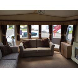 2 bed 12 foot wide static caravan for sale at Trecco Bay Holiday Park, Porthcawl, South Wales