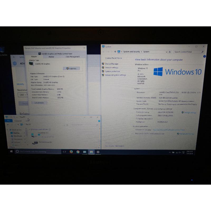 Samsung R430 Laptop, i3, 320gb hard drive, webcam, hdmi, wifi