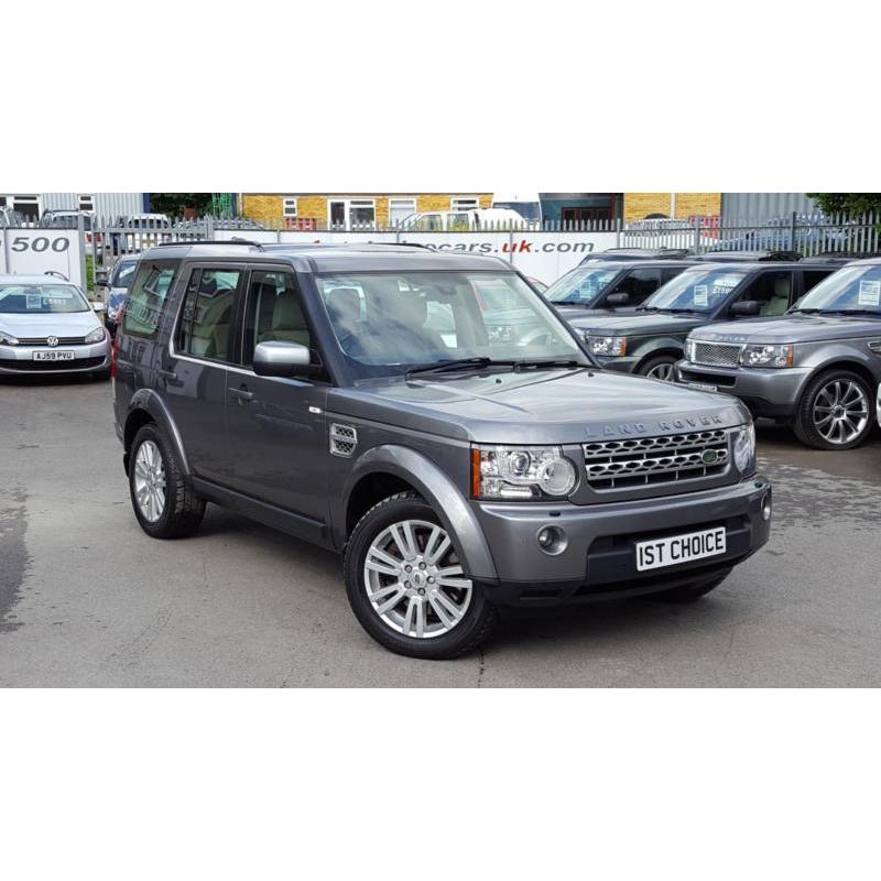 2010 LAND ROVER DISCOVERY 4 TDV6 HSE FANTASTIC STORNOWAY GREY WITH FULL LEAT