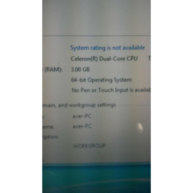 acer aspire 5332 laptop 15.6" hd lcd