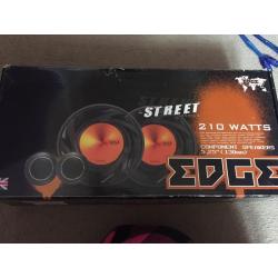 Car stereo speakers boxed