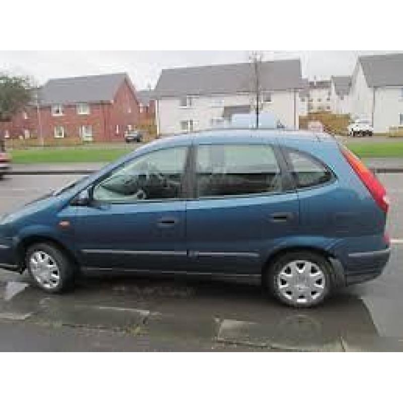 FOR SALE 2002 NISSAN TINO 2.2 DCI DIESEL FULL YEARS MOT