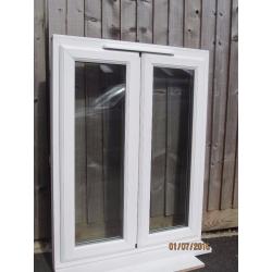 uPVC Double Glazed Window (height 119cms x 90cms width) white