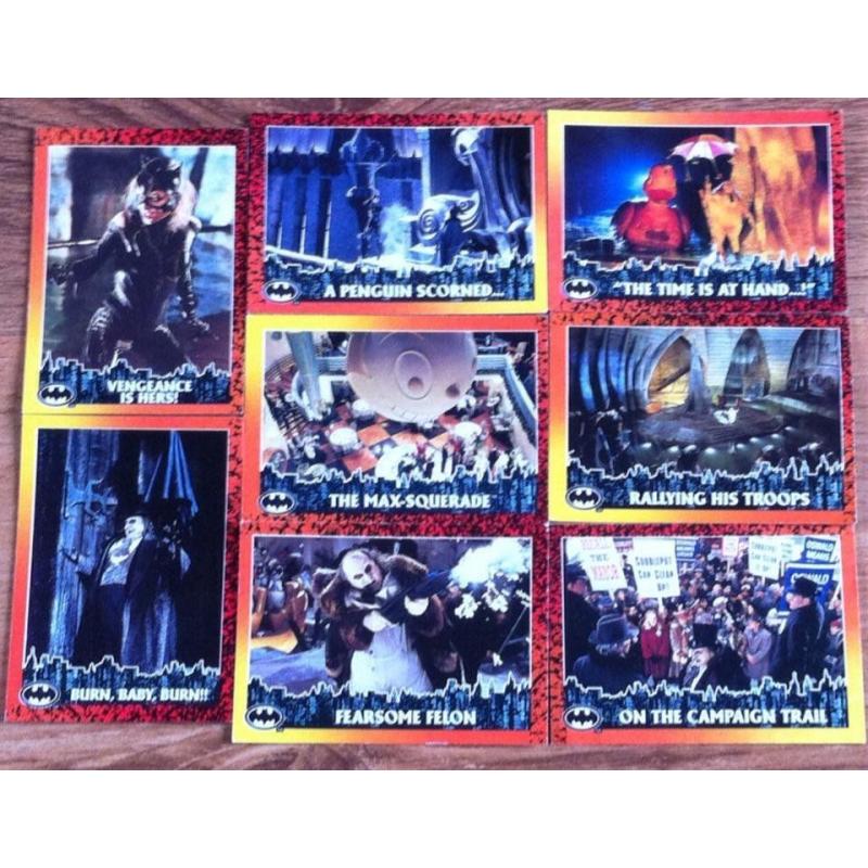 TOPPS AMERICAN BATMAN RETURNS 1992 CARDS