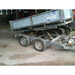 Ifor williams electric tipping trailer 8x5 no vat