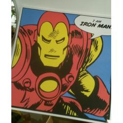 Large Iron man canvas picture, wall art