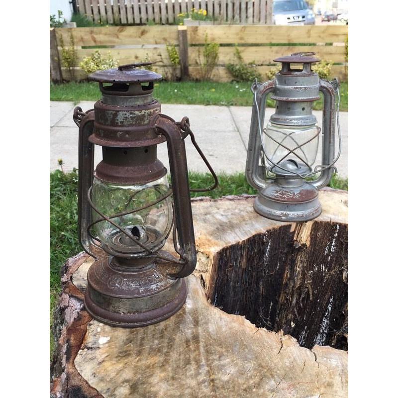 Vintage oil lamps for sale