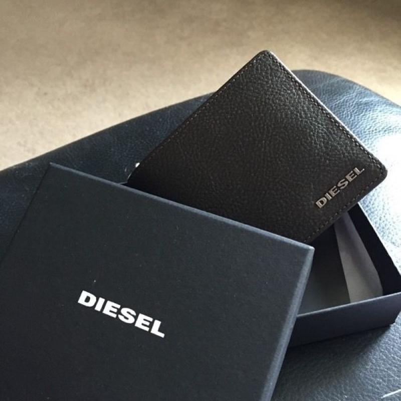 Brown Leather diesel wallet