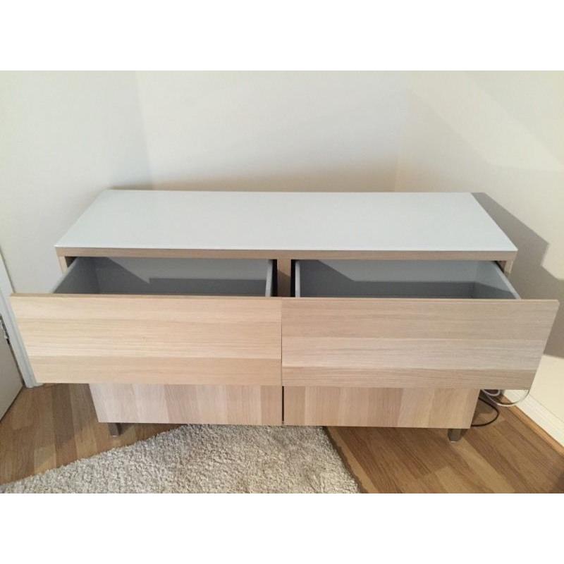 Besta (Ikea) TV unit Storage combination with two drawers and two doors (40, 120, 75)