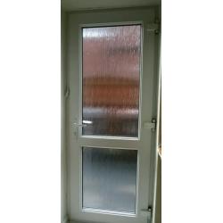 Double glazed external door