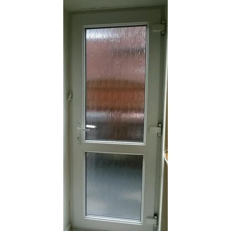 Double glazed external door