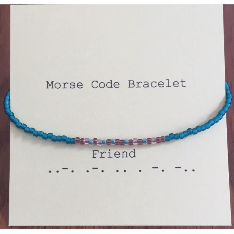 Morse Code bracelet