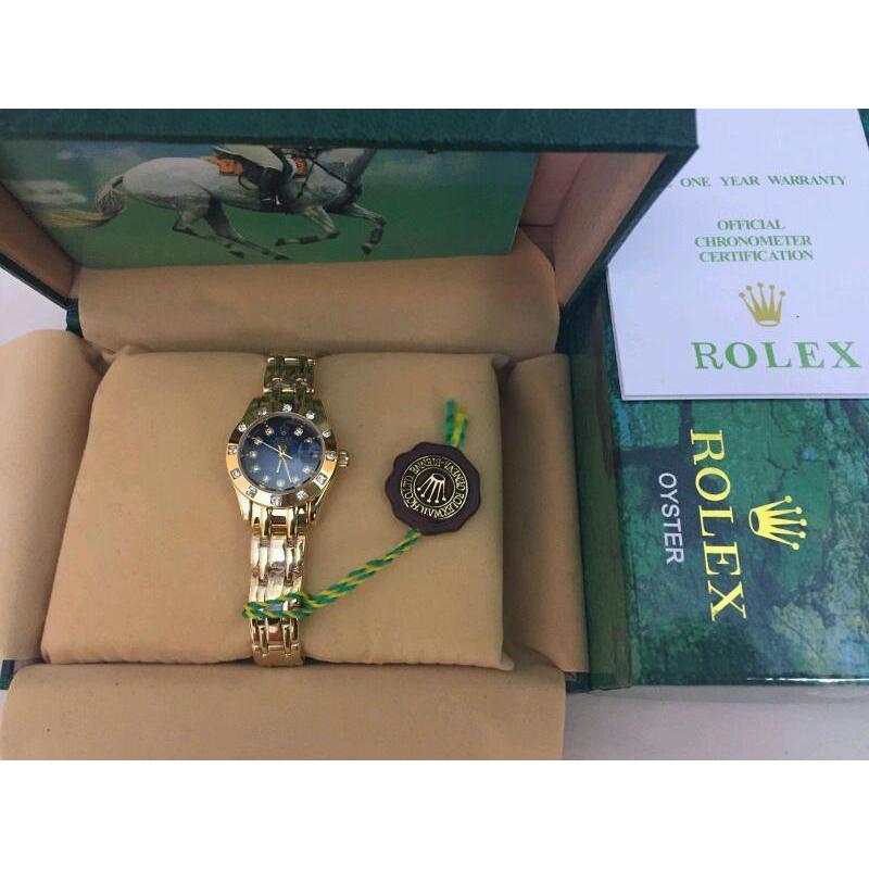 New Swiss Ladies Rolex Oyster Datejust Perpetual Automatic Watch, Navy Blue dial