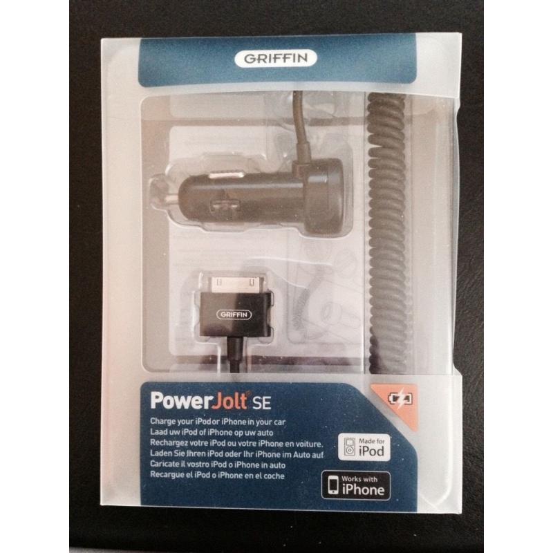 Griffin PowerJolt SE iPhone Car Charger In Original Packaging