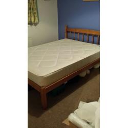 Double Bed and Mattress - Like New!