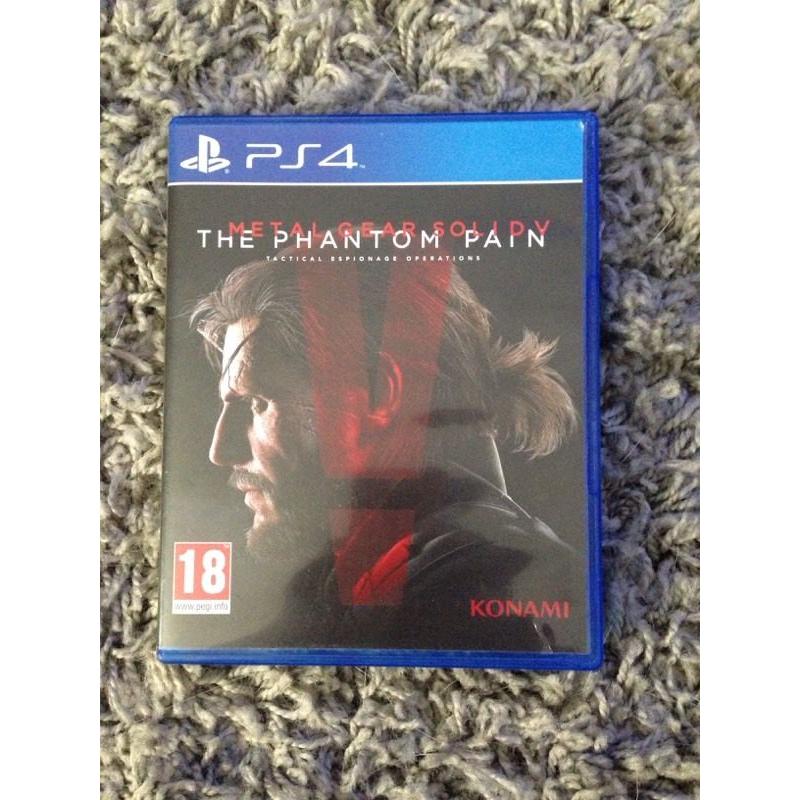 Metal Gear Solid The Phantom Pain Playstation 4