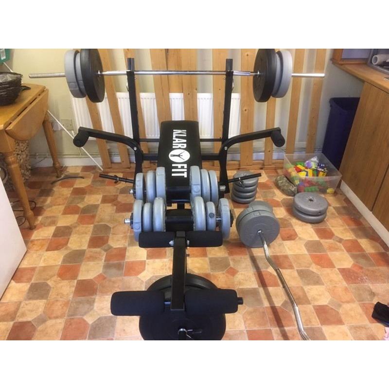Weight Bench and Weights