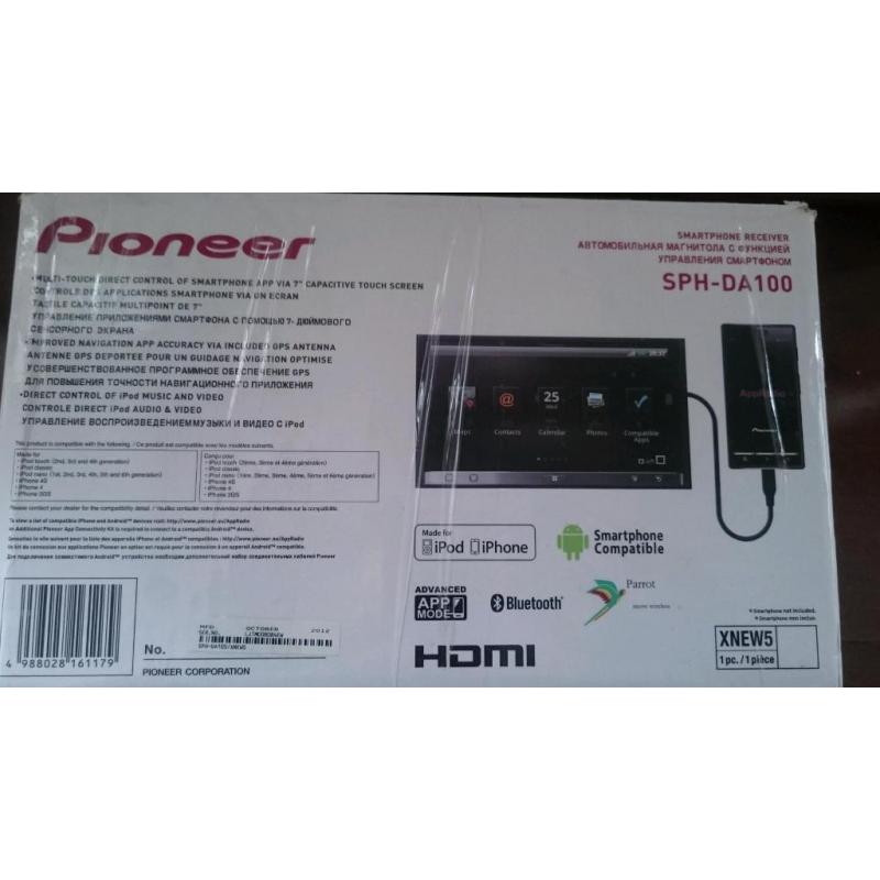 Pioneer SPH - DA 100 double din app radio