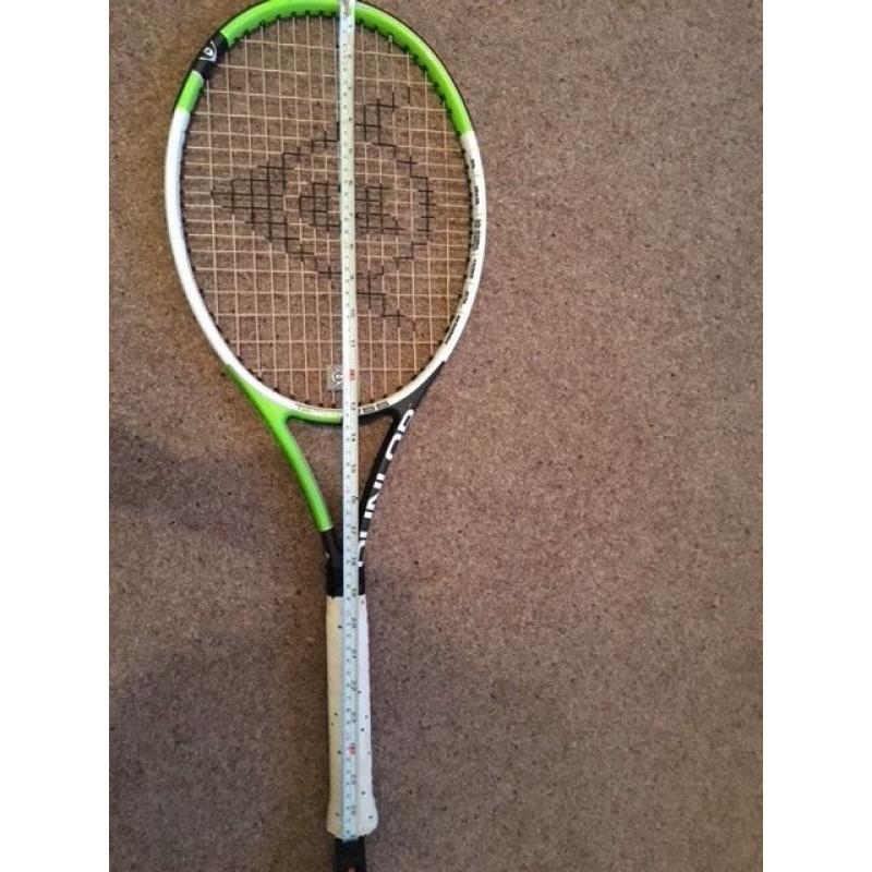 Dunlop tennis racket & tube of balls