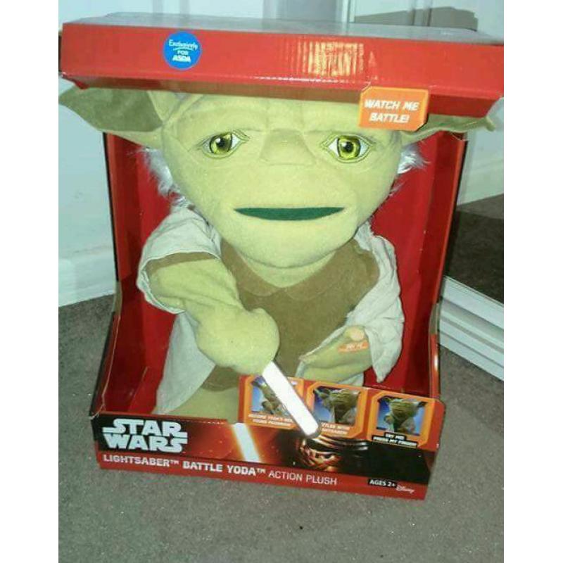 Star Wars Lightsaber Battle Yoda