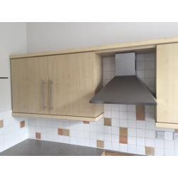 Kitchen units for FREE, includes integrated fridge and freezer, good condition, come and get them