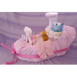 BRAND NEW! Ahoy! Little one! Sailor Boat Nappy Cake/ Gift Set- Perfect for a New Born Baby!