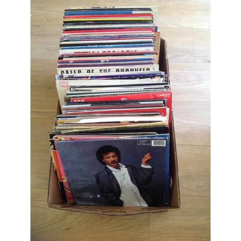 A collection of over 120 vinyl LP various decades and genres