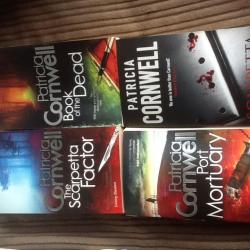 Four different selections of PATRICIA CORNWELL books FOR SALE.