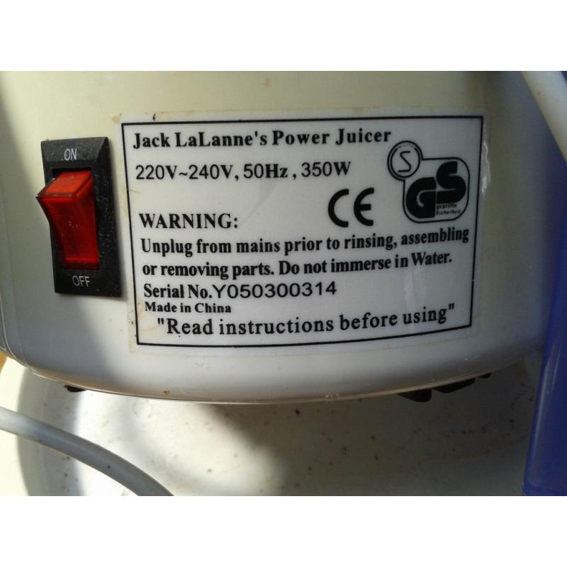 Jack LaLanne's Power Juicer