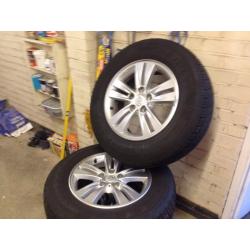 x4 16'' Kia Sportage Alloy Wheels with tyres