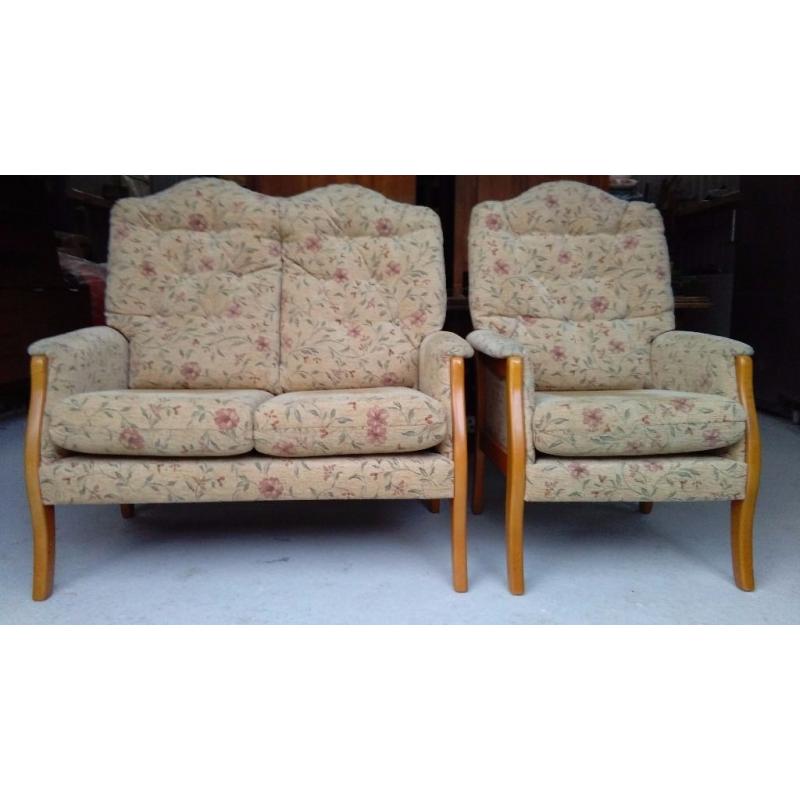 2 seater sofa and armchair