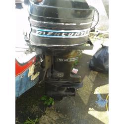 Murcury 50 hp outboard boat engine