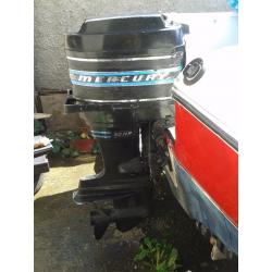 Murcury 50 hp outboard boat engine