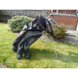 L/H Golf Clubs and Bag